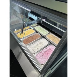 VITRINE À CREME GLACÉE KOMODO 6X5L