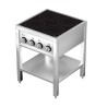 CUISINIÈRE À INDUCTION 4 ZONES AVEC ESSOUS OUVERT