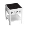 CUISINIÈRE À INDUCTION 4 ZONES AVEC ESSOUS OUVERT