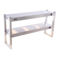 ÉTAGÈRE CHAUFFANTE EN HALOGENE 2 NIVEAUX 1200 DÉMONTABLE