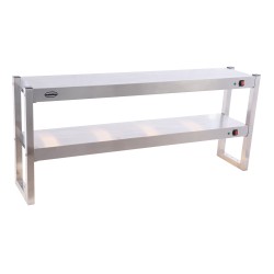 ÉTAGÈRE CHAUFFANTE EN HALOGENE 2 NIVEAUX 1500 DÉMONTABLE