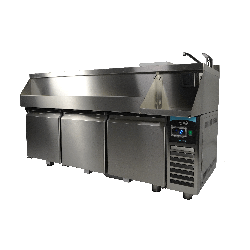 TABLE RÉFRIGÉRÉE 3 PORTES AVEC BAR À COCKTAILS