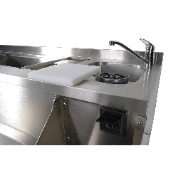 TABLE RÉFRIGÉRÉE 3 PORTES AVEC BAR À COCKTAILS