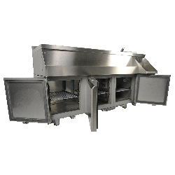 TABLE RÉFRIGÉRÉE 3 PORTES AVEC BAR À COCKTAILS