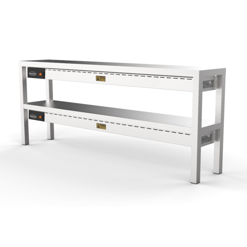 ÉTAGÈRE CHAUFFANTE EN CÉRAMIQUE 2 NIVEAUX 1800
10 HEATERS OF 250W