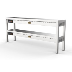 ÉTAGÈRE CHAUFFANTE EN CÉRAMIQUE 2 NIVEAUX 1600
8 HEATERS OF 250W