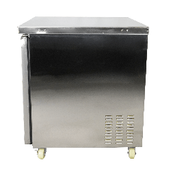 RÉFRIGÉRATEUR/CONGÉLATEUR EN ACIER INOX COMMUTABLE 1 PORTE