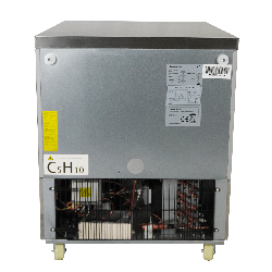 RÉFRIGÉRATEUR/CONGÉLATEUR EN ACIER INOX COMMUTABLE 1 PORTE