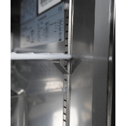 RÉFRIGÉRATEUR/CONGÉLATEUR EN ACIER INOX COMMUTABLE 1 PORTE