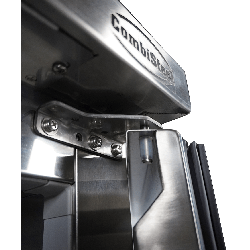 RÉFRIGÉRATEUR/CONGÉLATEUR EN ACIER INOX COMMUTABLE 1 PORTE