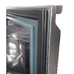 RÉFRIGÉRATEUR/CONGÉLATEUR EN ACIER INOX COMMUTABLE 1 PORTE