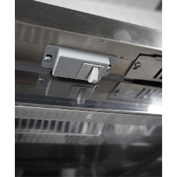 RÉFRIGÉRATEUR/CONGÉLATEUR EN ACIER INOX COMMUTABLE 1 PORTE