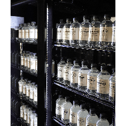 RÉFRIGÉRATEUR 2 PORTES EN VERRE NOIR IRM-770 BL