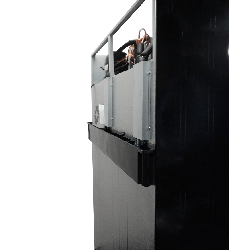 RÉFRIGÉRATEUR 2 PORTES EN VERRE NOIR IRM-770 BL