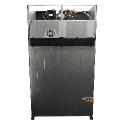 RÉFRIGÉRATEUR 2 PORTES EN VERRE NOIR IRM-770 BL