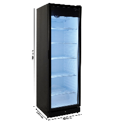 RÉFRIGÉRATEUR PORTE EN VERRE PIB-360R