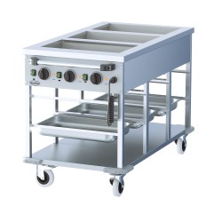 BAIN-MARIE TROLLEY 3/1.