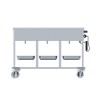 BAIN-MARIE TROLLEY 3/1.