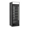 RÉFRIGÉRATEUR 1 PORTE EN VERRE NOIR AVEC CANOPY SVE-450 BLC