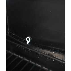 RÉFRIGÉRATEUR 1 PORTE EN VERRE NOIR AVEC CANOPY SVE-450 BLC