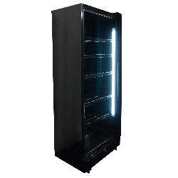 RÉFRIGÉRATEUR 1 PORTE EN VERRE NOIR SVE-450 BL