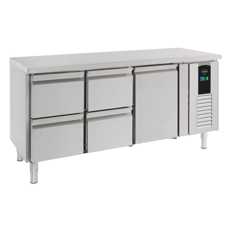 700 TABLE RÉFRIGÉRÉE 1 PORTE ET 4 TIROIRS ENERGY LINE