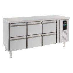 700 TABLE RÉFRIGÉRÉE 6 TIROIRS ENERGY LINE