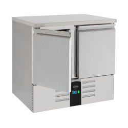 TABLE RÉFRIGÉRÉE 2 PORTES ENERGY LINE
ÉQUIPÉ D'ÉVAPORATEUR