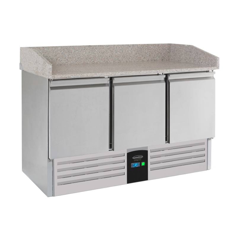 TABLE PREP POUR PIZZA 3 PORTES ENERGY LINE
ÉQUIPÉ D'ÉVAPORATEUR