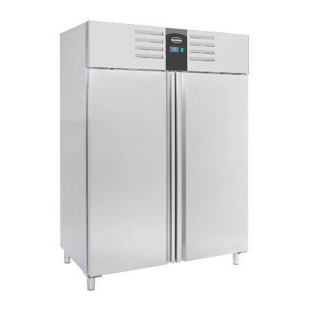 RÉFRIGÉRATEUR EN ACIER INOX 2 PORTES 1400L ENERGY LINE